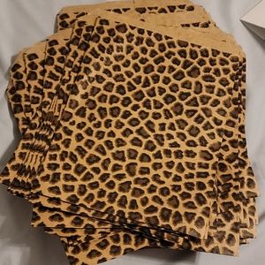 Cheetah paper bags